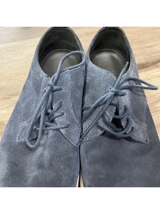 Clae Ellington Suede Lace Up Waxed Shoes Navy Blue Grey Men’s Size 12 main image 11